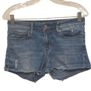 LEVIS Shorts 711 Skinny Distressed Frayed Hem, Sz 7 (28). Women’s